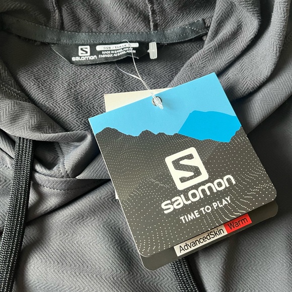 Salomon Comet MID Hoodie Ebony - Picture 6 of 6